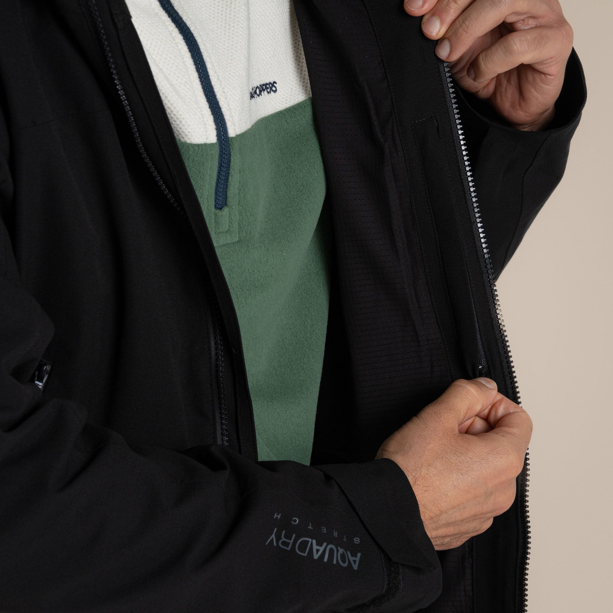Craghoppers Men's Dynamic Pro III Waterproof Jacket | Black Clothing Craghoppers