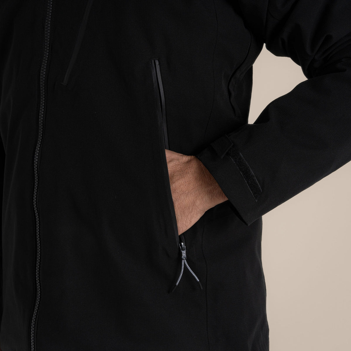 Craghoppers Men's Dynamic Pro III Waterproof Jacket | Black Clothing Craghoppers