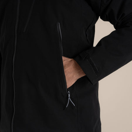 Craghoppers Men's Dynamic Pro III Waterproof Jacket | Black Clothing Craghoppers