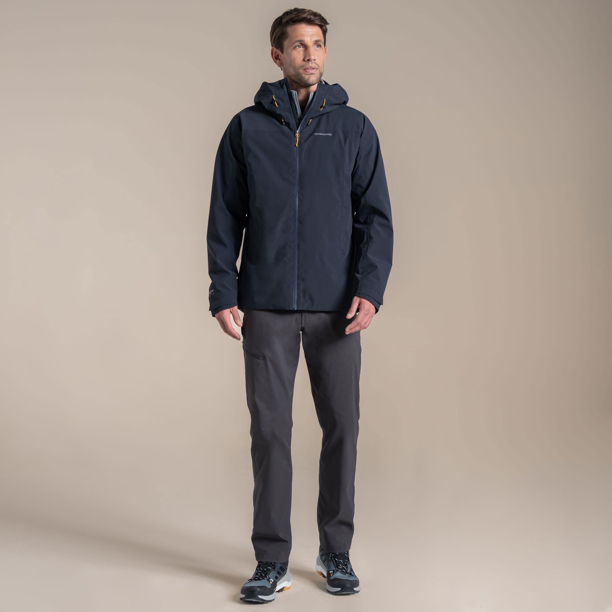 Craghoppers Men's Ponsa Waterproof Jacket | Dark Navy Clothing Craghoppers