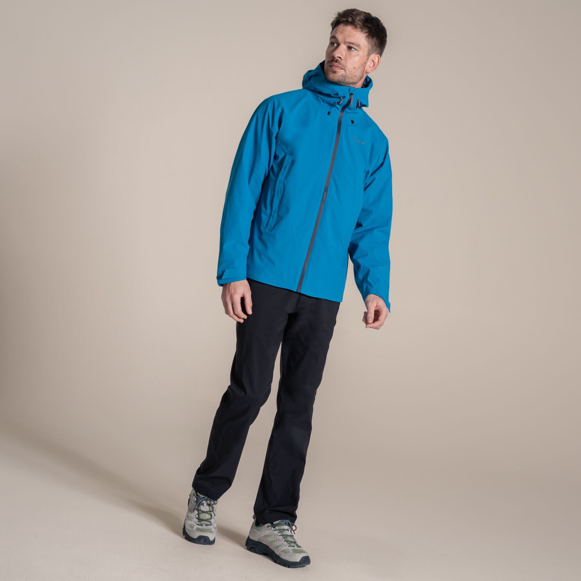 Craghoppers Men's Ponsa Waterproof Jacket | River Blue Clothing Craghoppers