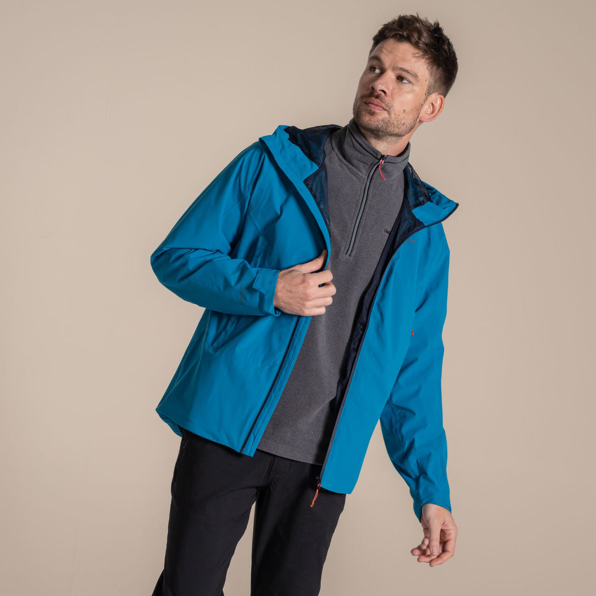 Craghoppers Men's Ponsa Waterproof Jacket | River Blue Clothing Craghoppers