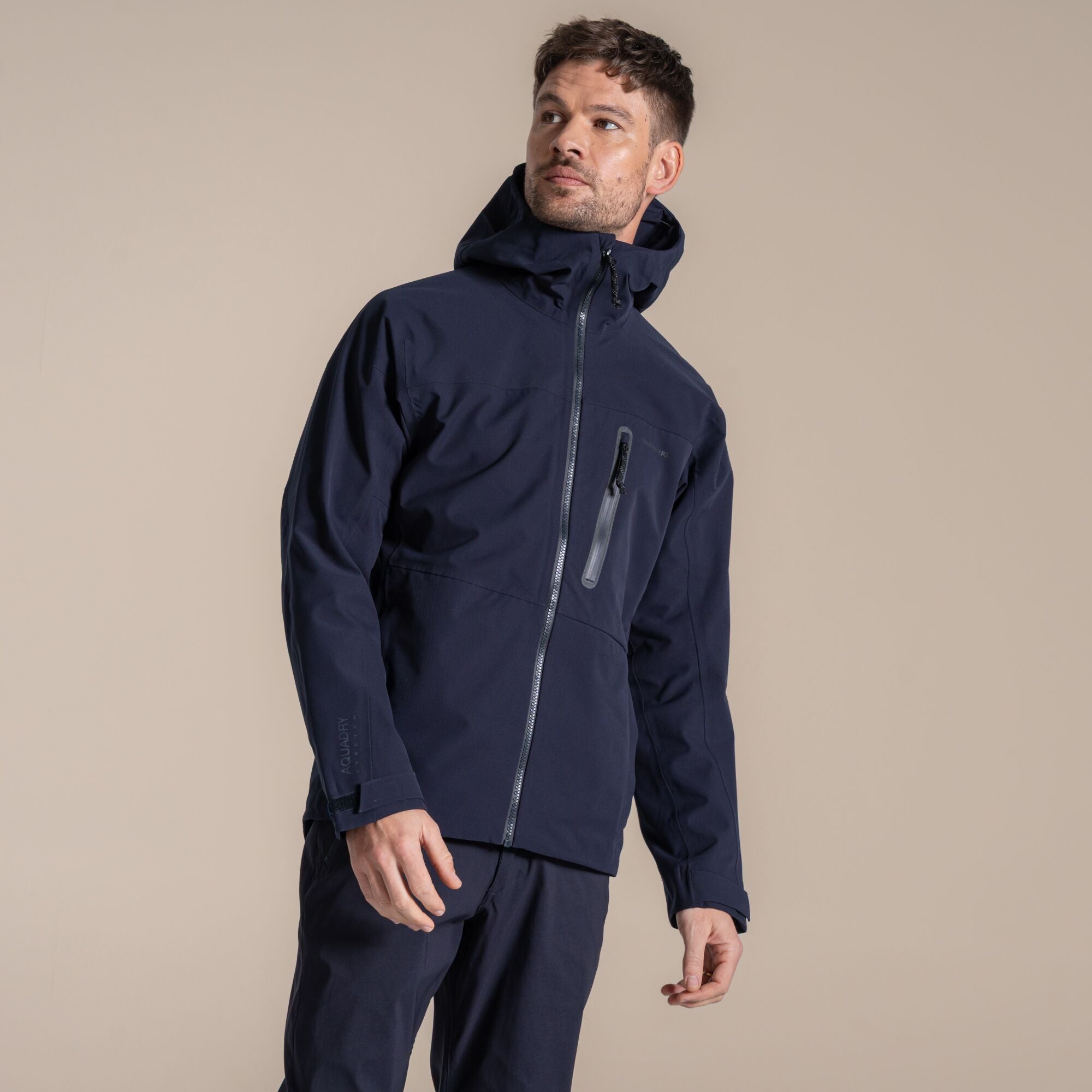Craghoppers Men's Ari Waterproof Jacket | Dark Navy Clothing Craghoppers