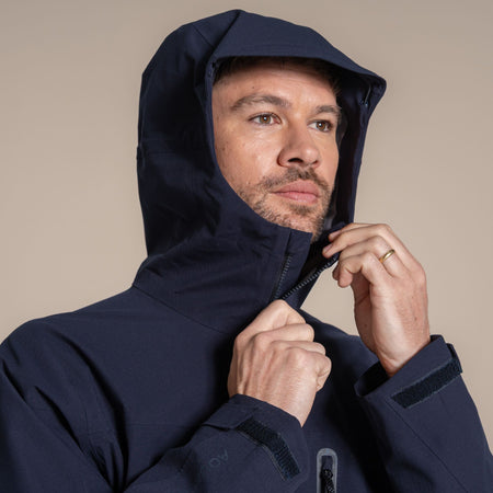 Craghoppers Men's Ari Waterproof Jacket | Dark Navy Clothing Craghoppers