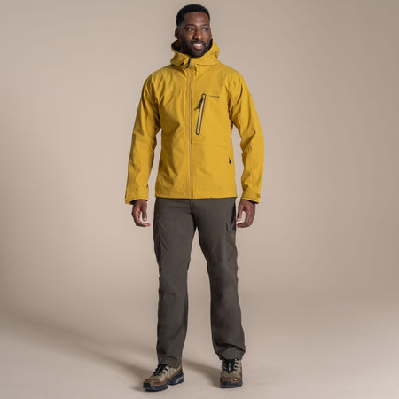Craghoppers Men's Ari Waterproof Jacket | Sulphur Yellow Clothing Craghoppers