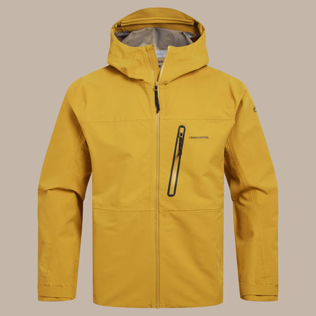 Craghoppers Men's Ari Waterproof Jacket | Sulphur Yellow Clothing Craghoppers