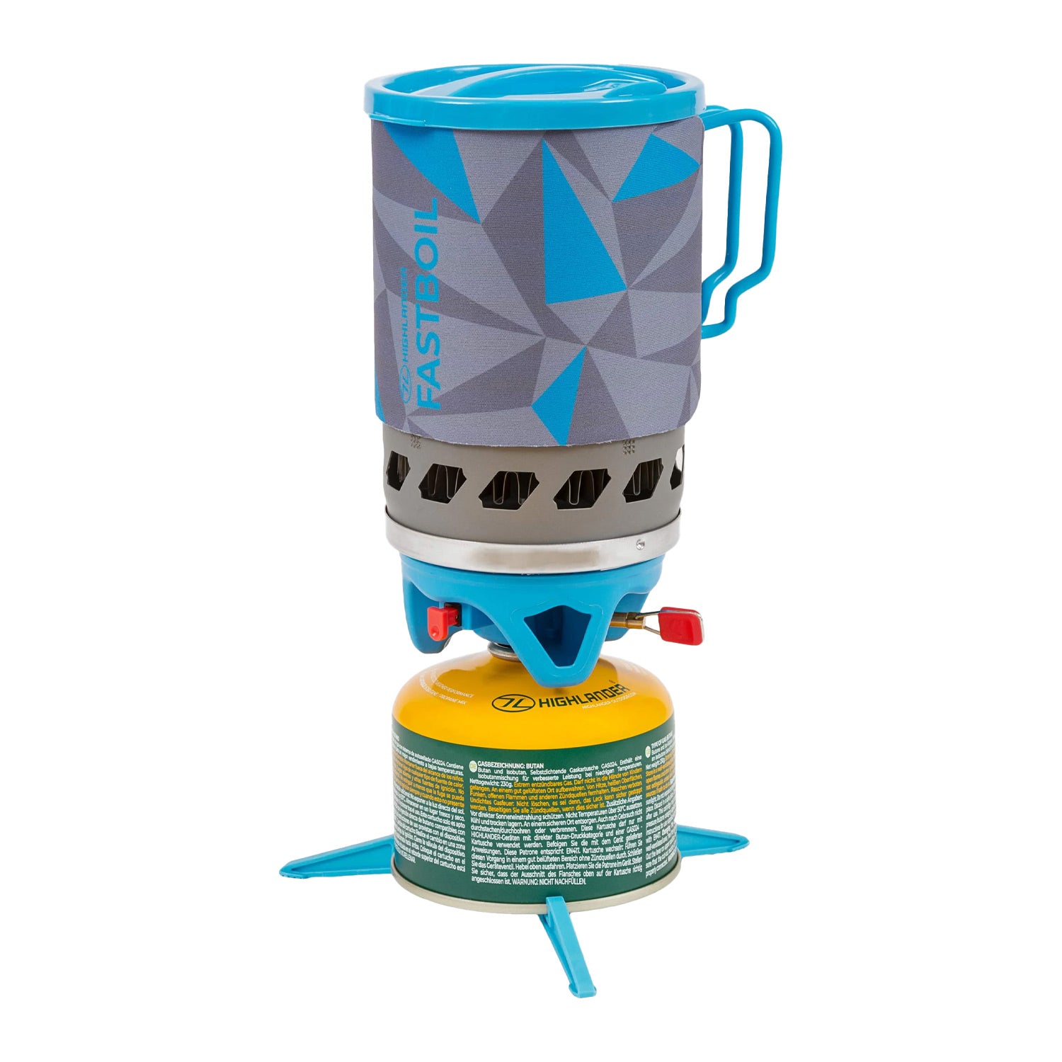 Highlander Blade Fastboil 3 Camping Gas Stove, 1.1L Camping Accessories Highlander