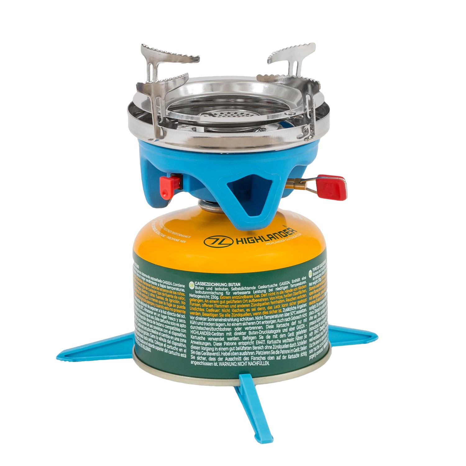 Highlander Blade Fastboil 3 Camping Gas Stove, 1.1L Camping Accessories Highlander