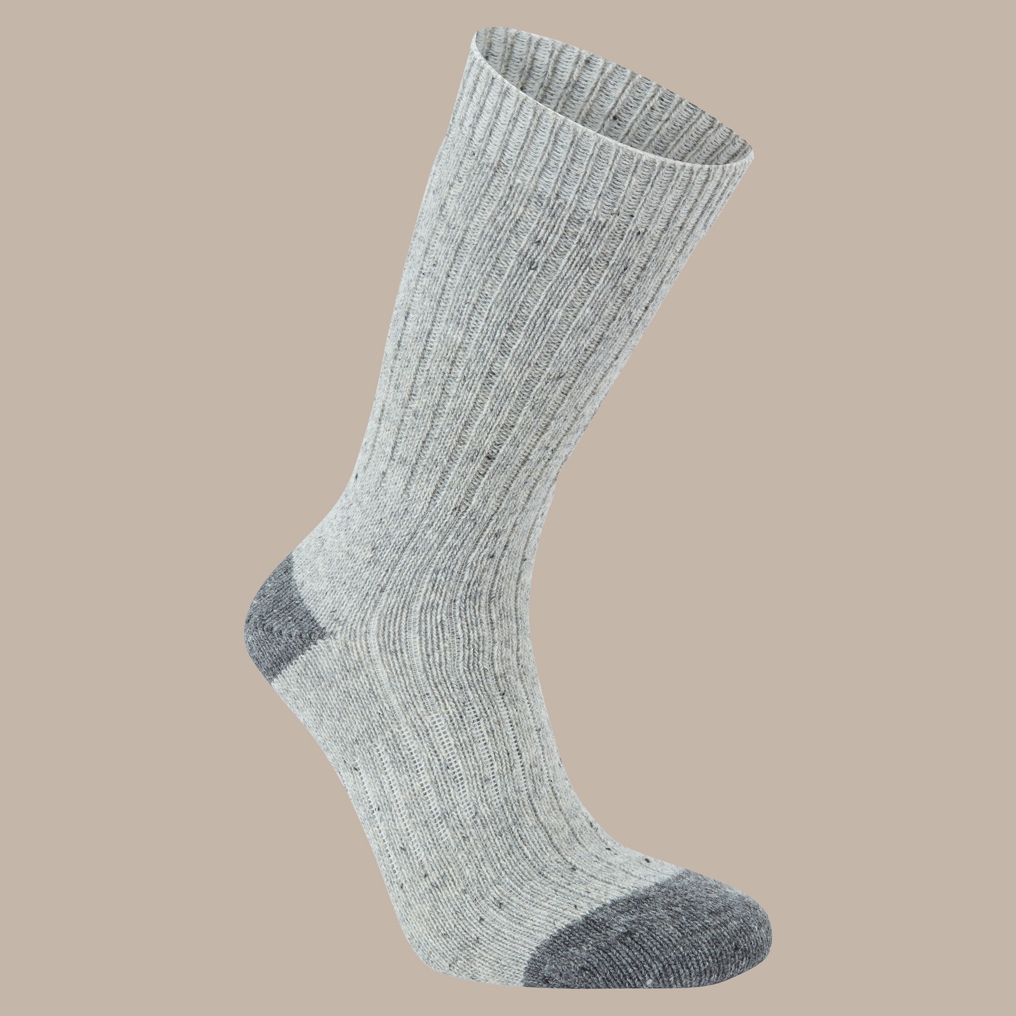 Craghoppers Unisex Torver Walking Socks | Light Grey / Black Pepper Clothing Craghoppers