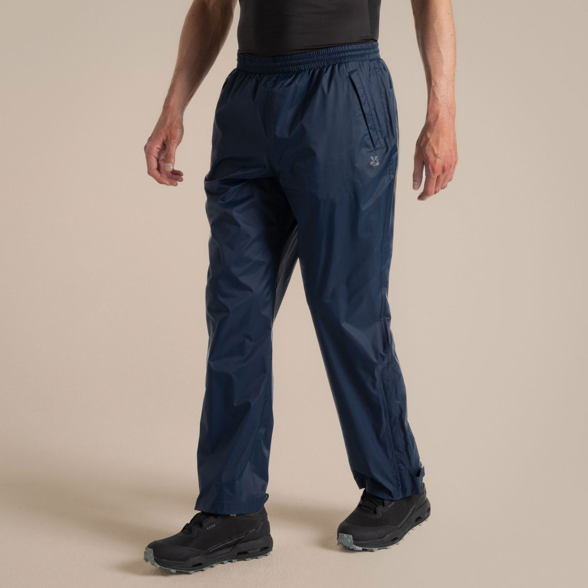 Craghoppers Unisex Petterill Waterproof Packable Overtrouser | Blue Navy Clothing Craghoppers