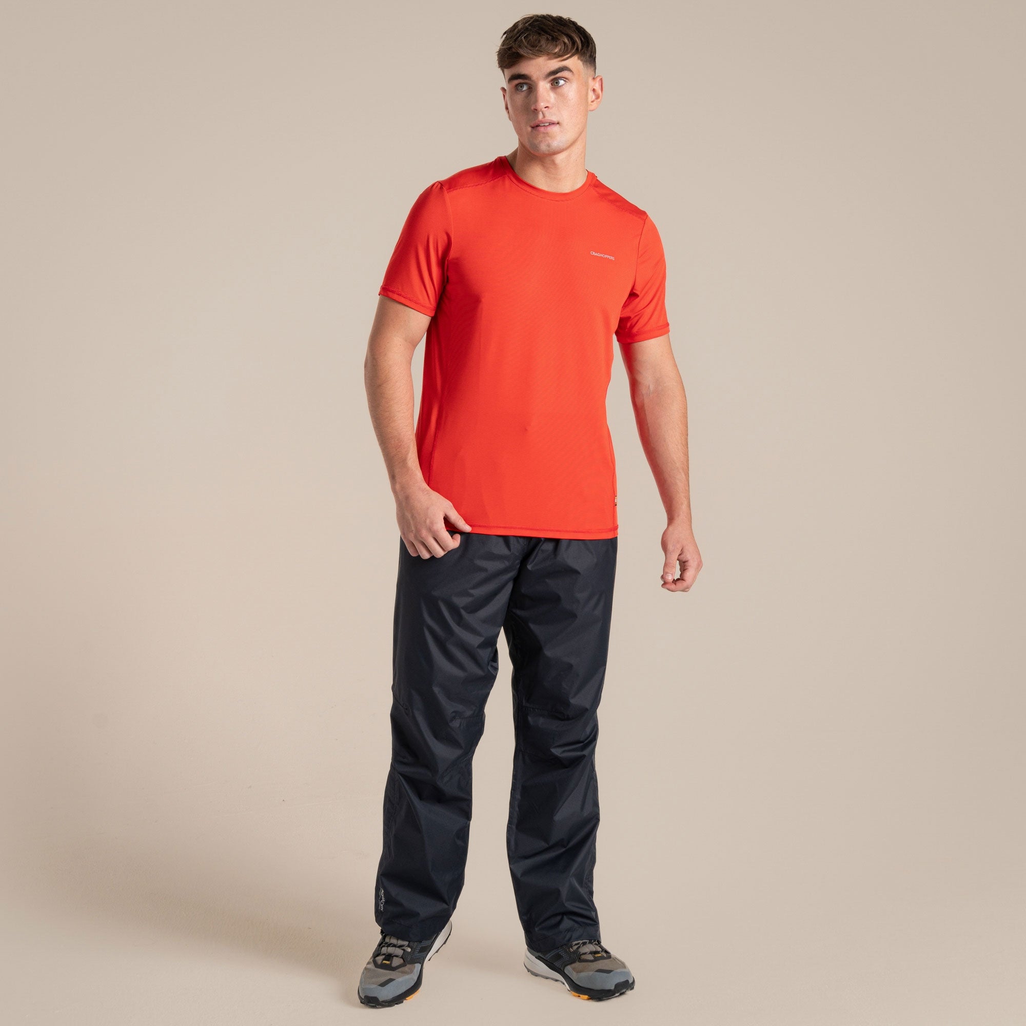 Craghoppers Unisex Ascent II Waterproof Over Trouser | Black Clothing Craghoppers