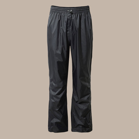 Craghoppers Unisex Ascent II Waterproof Over Trouser | Black Clothing Craghoppers