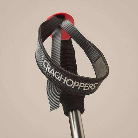 Craghoppers Venture Walking Poles | Anodised Grey / Black Camping Accessories Craghoppers