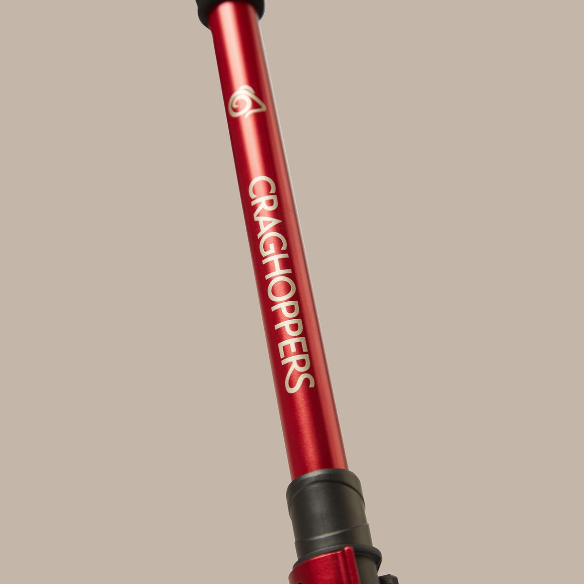 Craghoppers Venture Antishock Walking Poles | Anodised Red / Anodised Grey (Pair) Camping Accessories Craghoppers
