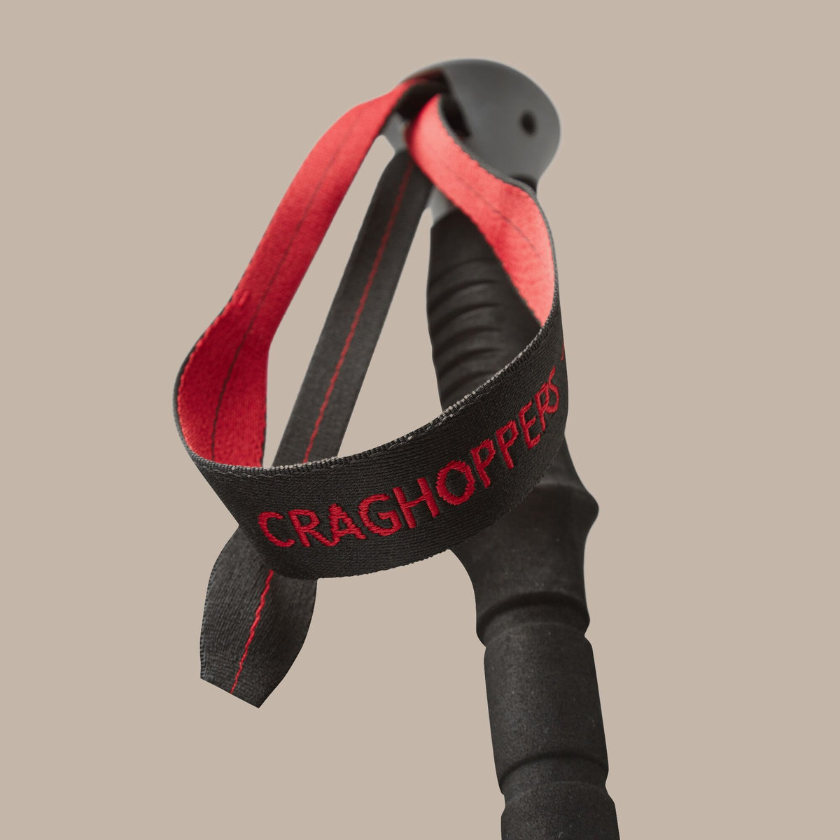 Craghoppers Venture Antishock Walking Poles | Anodised Red / Anodised Grey (Pair) Camping Accessories Craghoppers