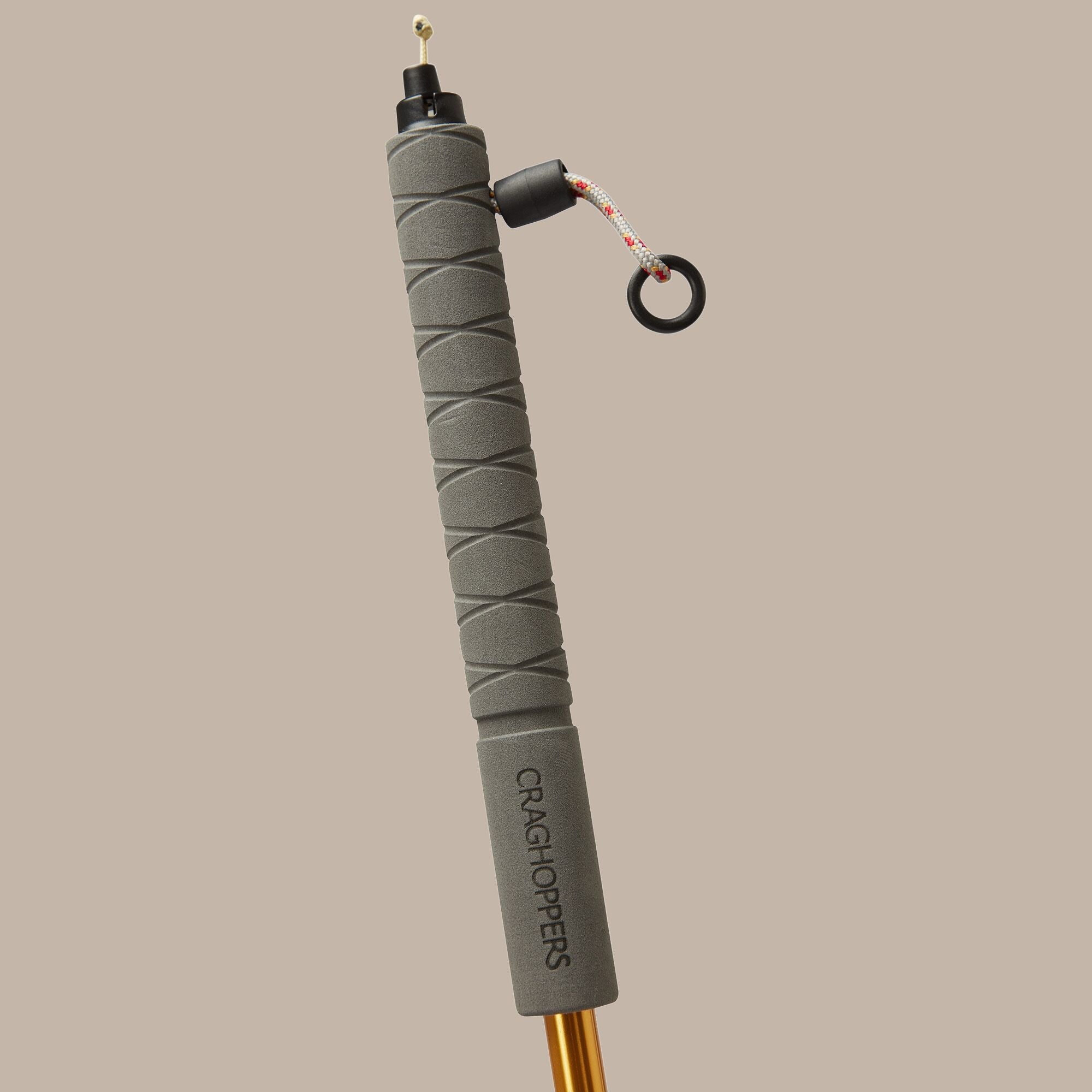 Craghoppers Treklite Compact Walking Poles | Anodised Yellow / Anodised Grey - M/L Camping Accessories Craghoppers