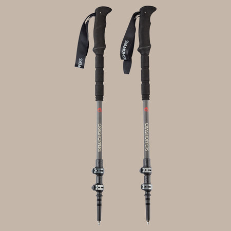 Craghoppers Treklite Carbon Walking Poles | Raw Carbon (Pair) Camping Accessories Craghoppers