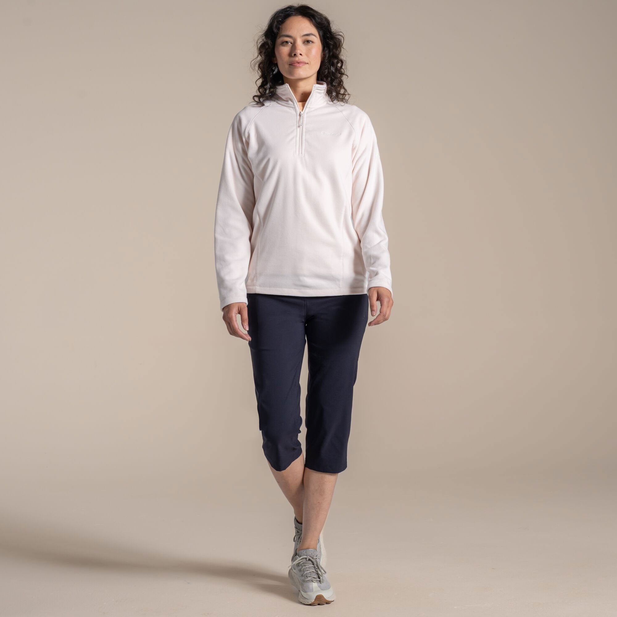 Craghoppers Women's Miska VI Half Zip Fleece | Sugared Almond Clothing Craghoppers