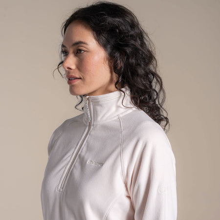Craghoppers Women's Miska VI Half Zip Fleece | Sugared Almond Clothing Craghoppers