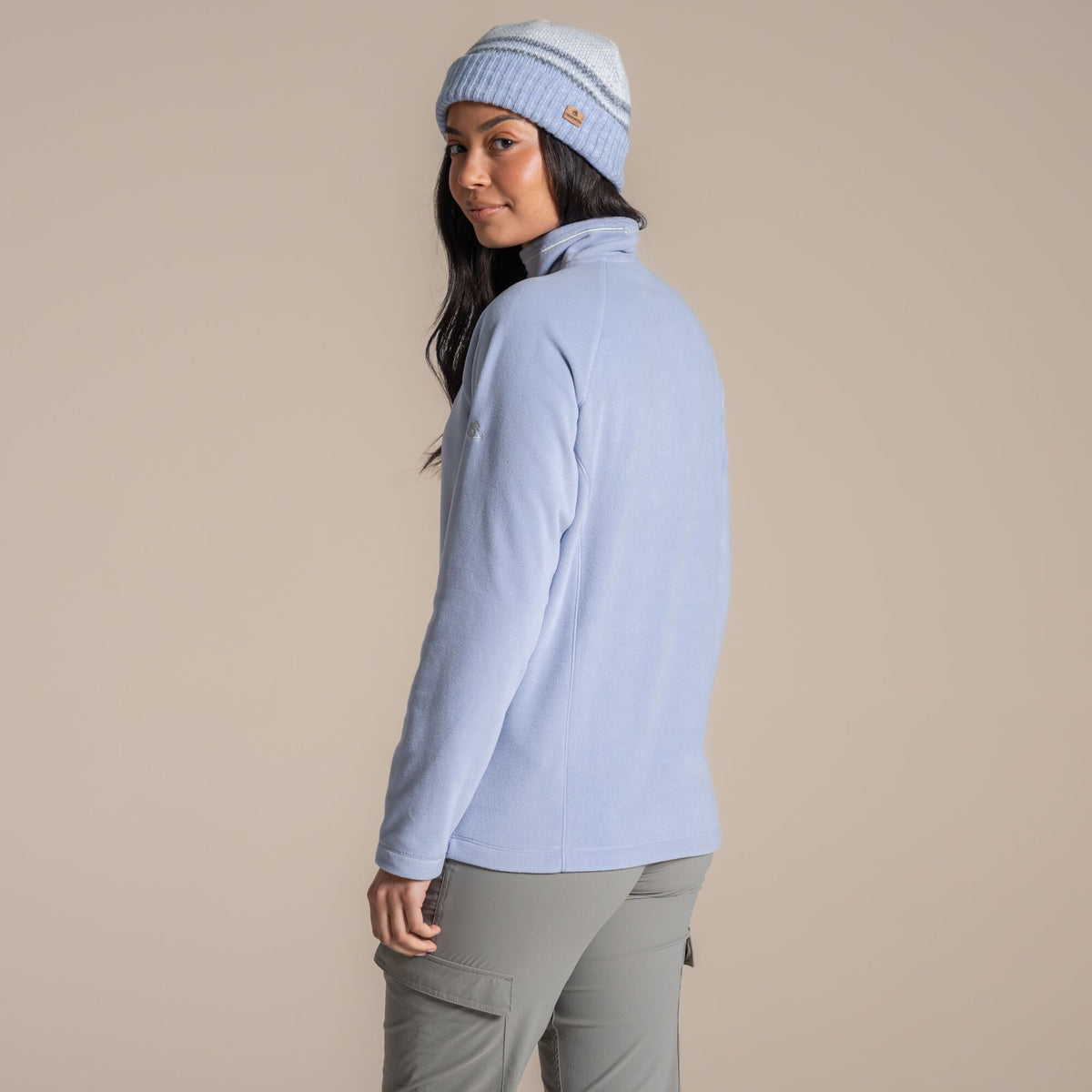 Craghoppers Women's Miska VI Half Zip Fleece | Mist Blue Clothing Craghoppers