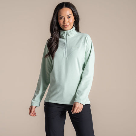 Craghoppers Women's Miska VI Half Zip Fleece | Pistachio Clothing Craghoppers