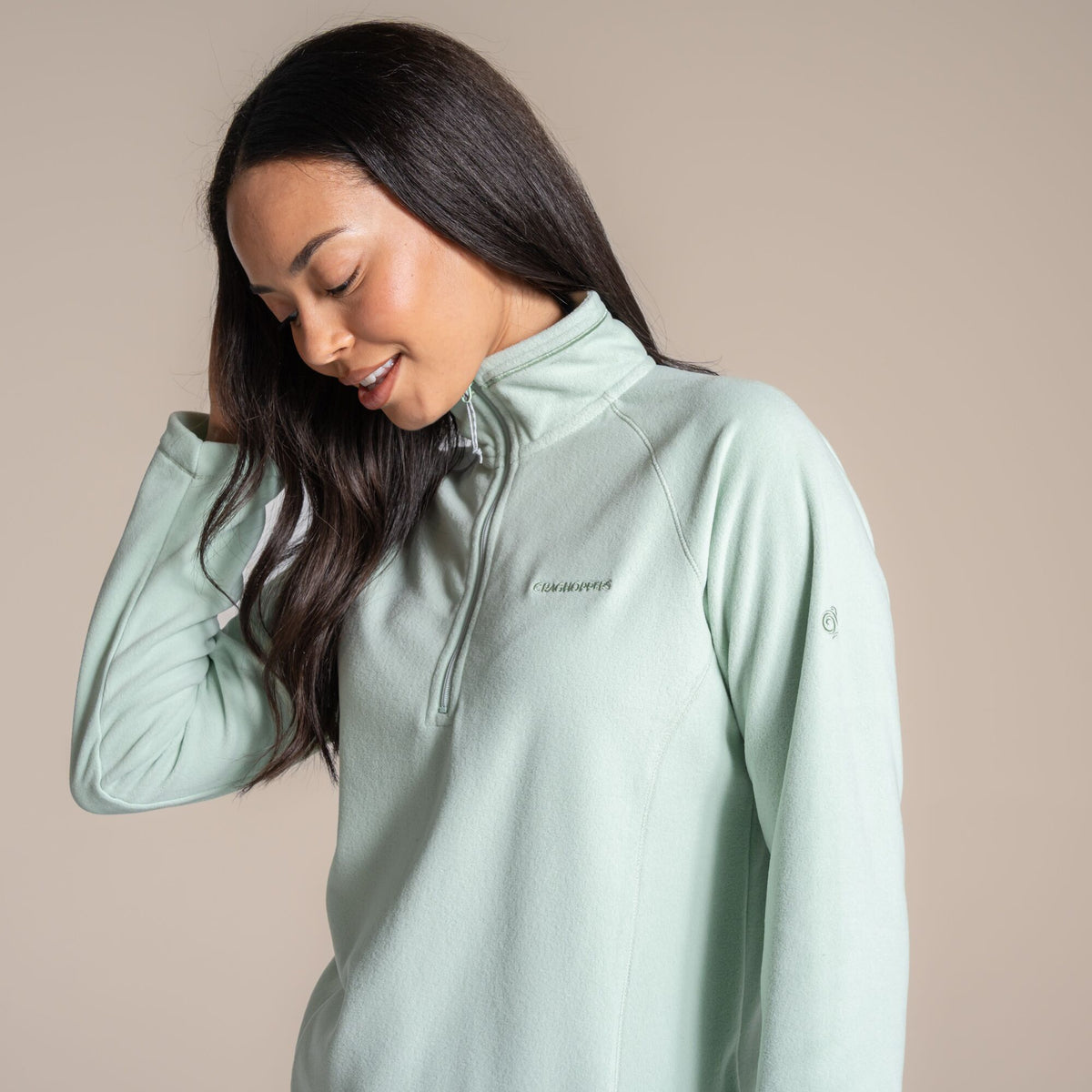 Craghoppers Women's Miska VI Half Zip Fleece | Pistachio Clothing Craghoppers
