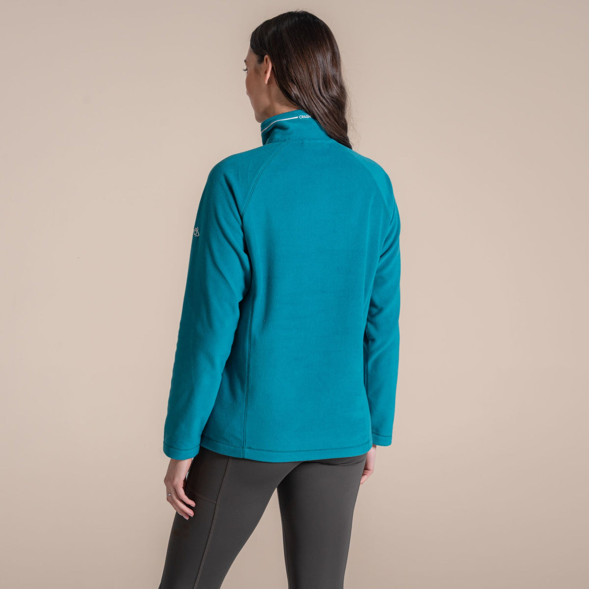 Craghoppers Women's Miska VI Half Zip Fleece | Empress Teal Clothing Craghoppers