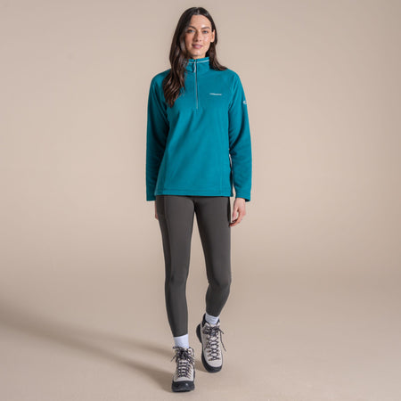 Craghoppers Women's Miska VI Half Zip Fleece | Empress Teal Clothing Craghoppers