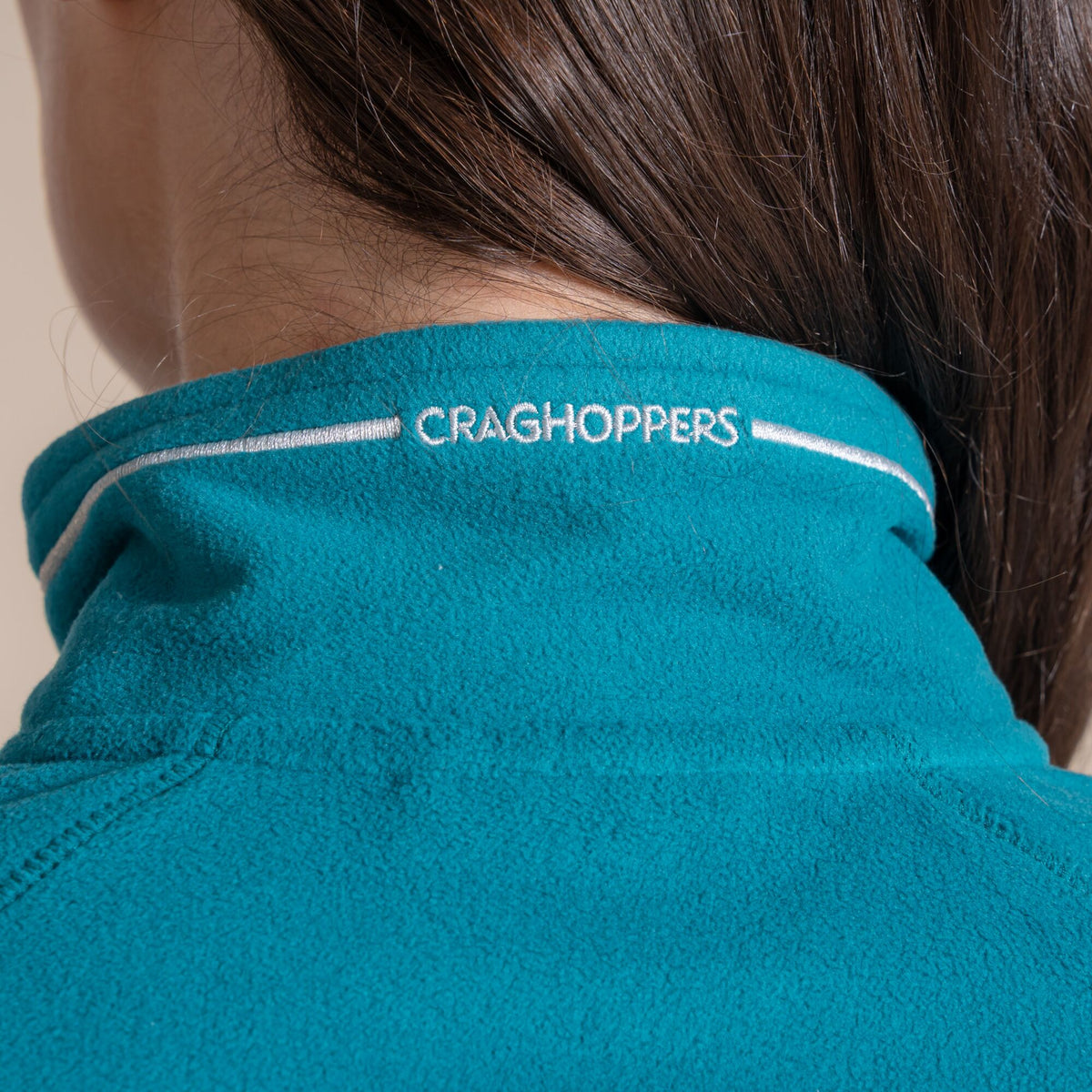 Craghoppers Women's Miska VI Half Zip Fleece | Empress Teal Clothing Craghoppers