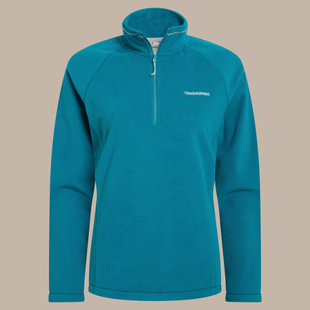 Craghoppers Women's Miska VI Half Zip Fleece | Empress Teal Clothing Craghoppers