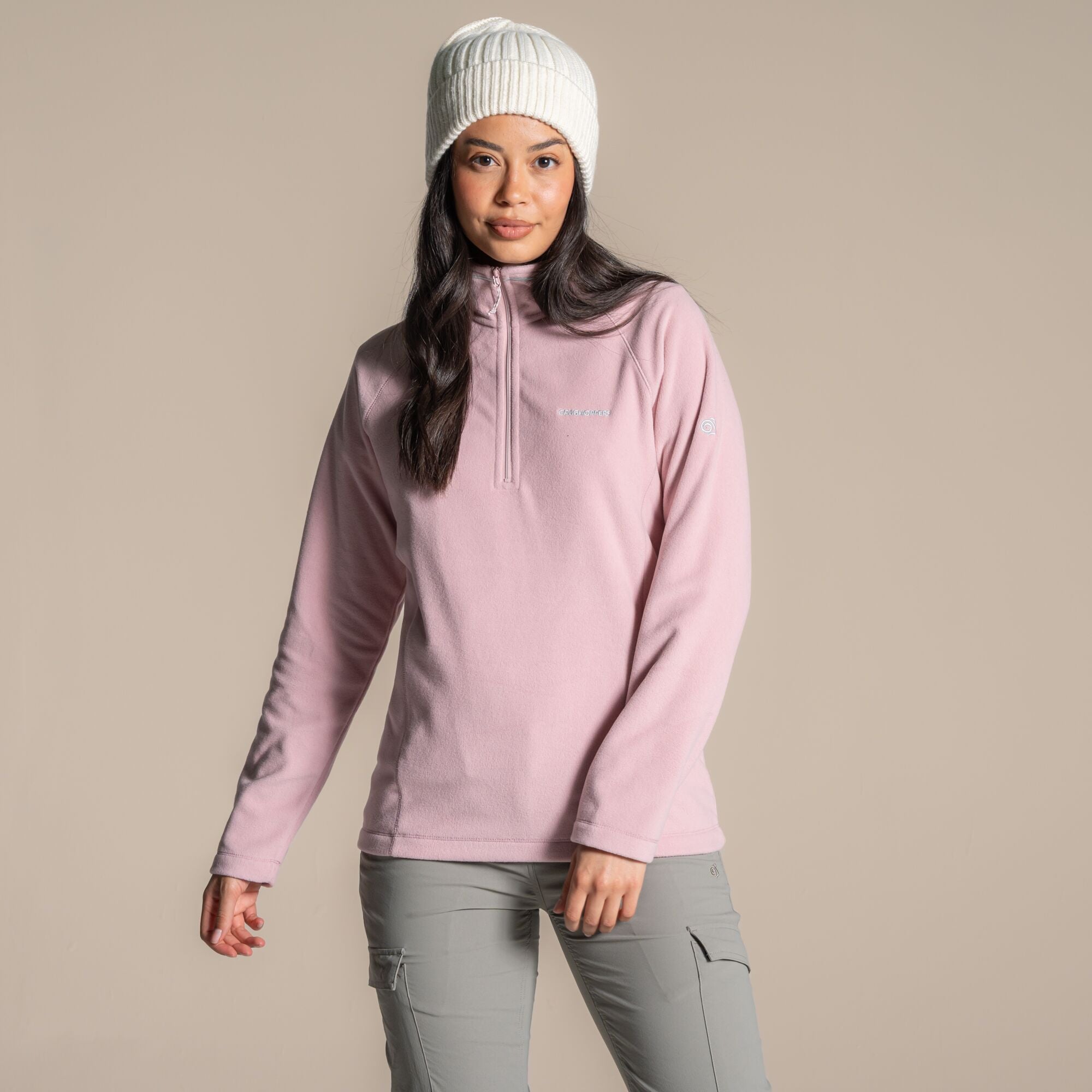 Craghoppers Women's Miska VI Half Zip Fleece | Mauve Clothing Craghoppers