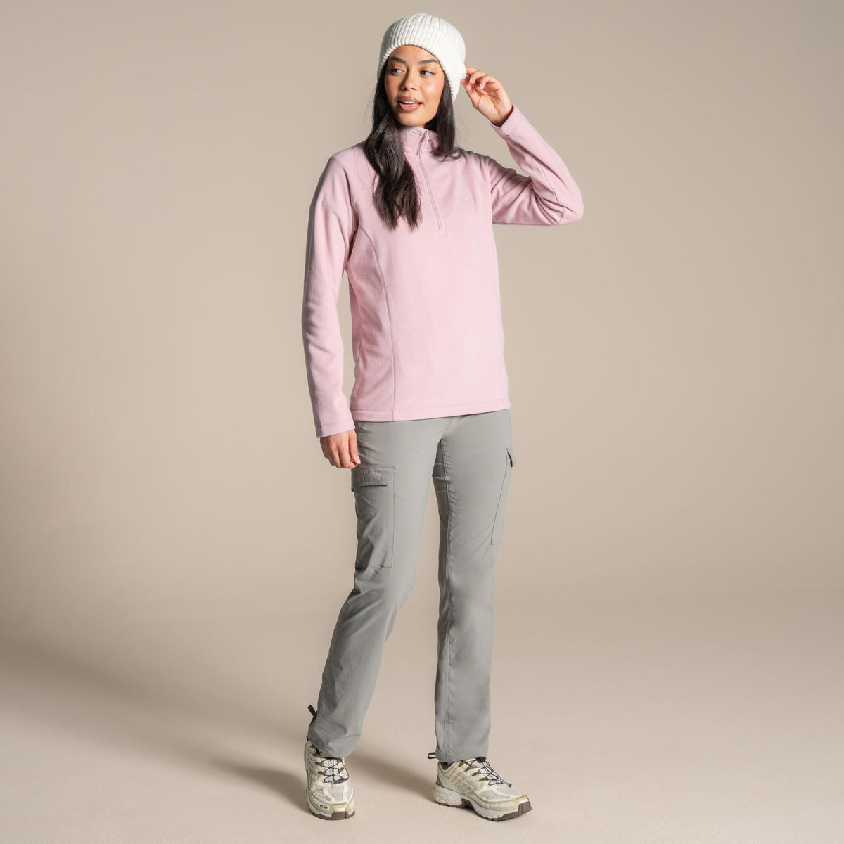 Craghoppers Women's Miska VI Half Zip Fleece | Mauve Clothing Craghoppers