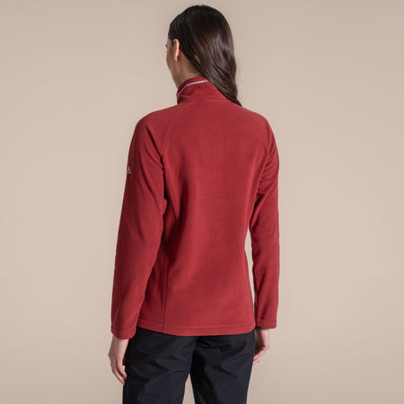 Craghoppers Women's Miska VI Half Zip Fleece | Carmine Red Clothing Craghoppers