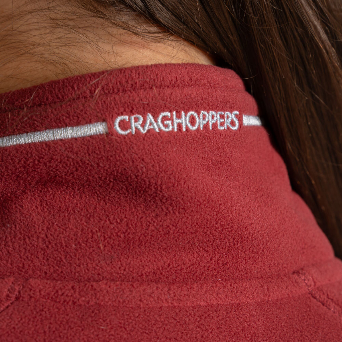 Craghoppers Women's Miska VI Half Zip Fleece | Carmine Red Clothing Craghoppers