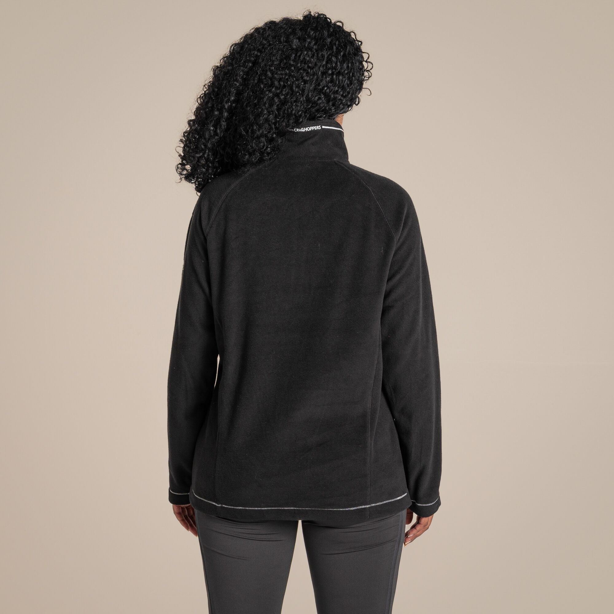 Craghoppers Women's Miska VI Half Zip Fleece | Black Clothing Craghoppers