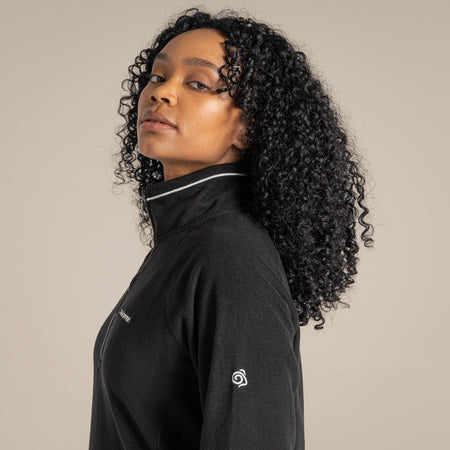 Craghoppers Women's Miska VI Half Zip Fleece | Black Clothing Craghoppers
