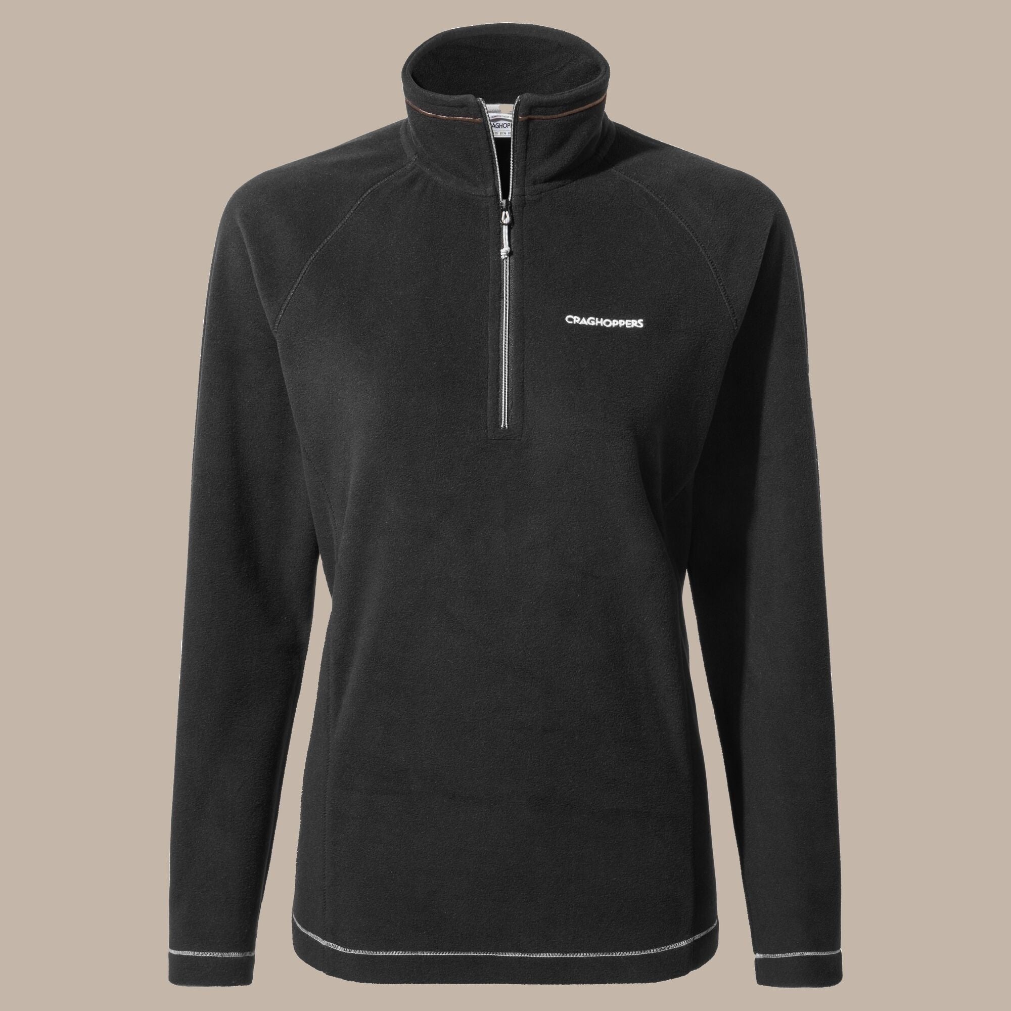 Craghoppers Women's Miska VI Half Zip Fleece | Black Clothing Craghoppers