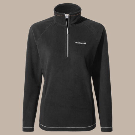 Craghoppers Women's Miska VI Half Zip Fleece | Black Clothing Craghoppers