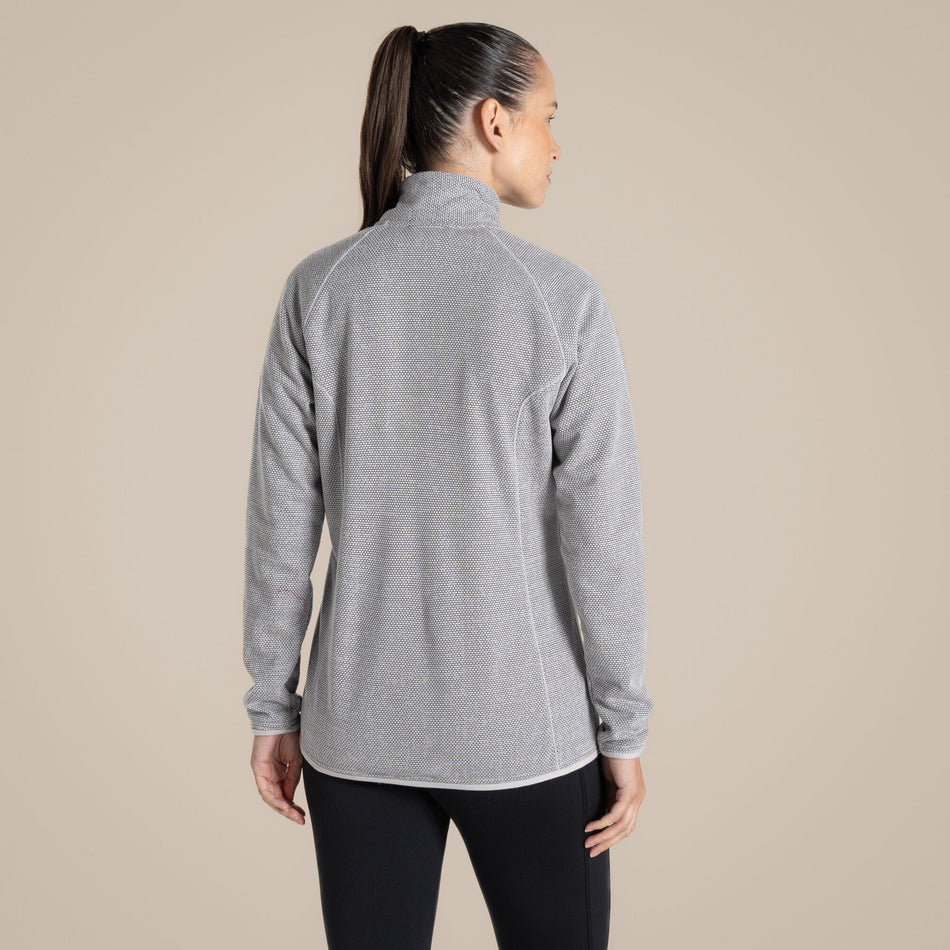 Craghoppers Women's Tarvos Full Zip Fleece | Lunar Grey Marl Clothing Craghoppers