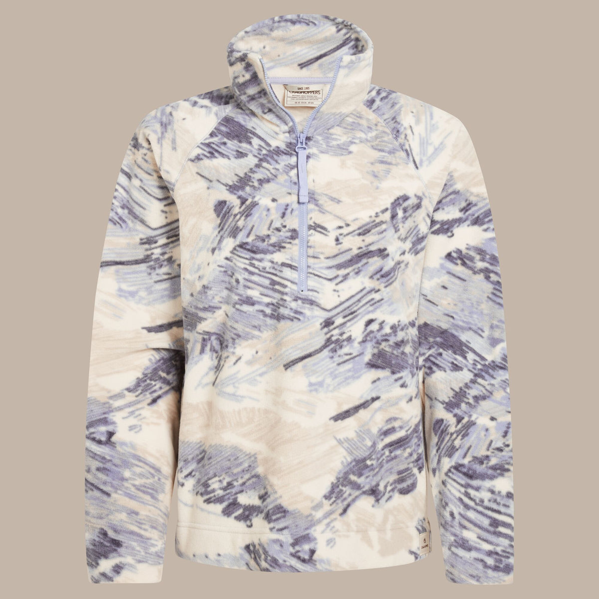 Craghoppers Women's Annjela Half Zip Fleece | Mist Blue Clothing Craghoppers
