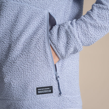 Craghoppers Women's Compresslite Hooded Fleece | Mist Blue Clothing Craghoppers