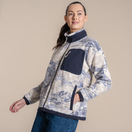 Craghoppers Women's Sanaa Full Zip Fleece | Mist Blue Clothing Craghoppers