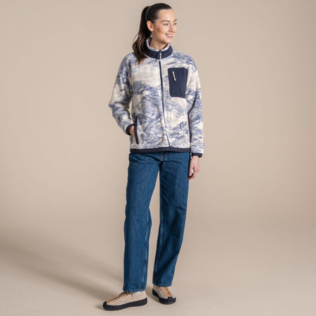 Craghoppers Women's Sanaa Full Zip Fleece | Mist Blue Clothing Craghoppers