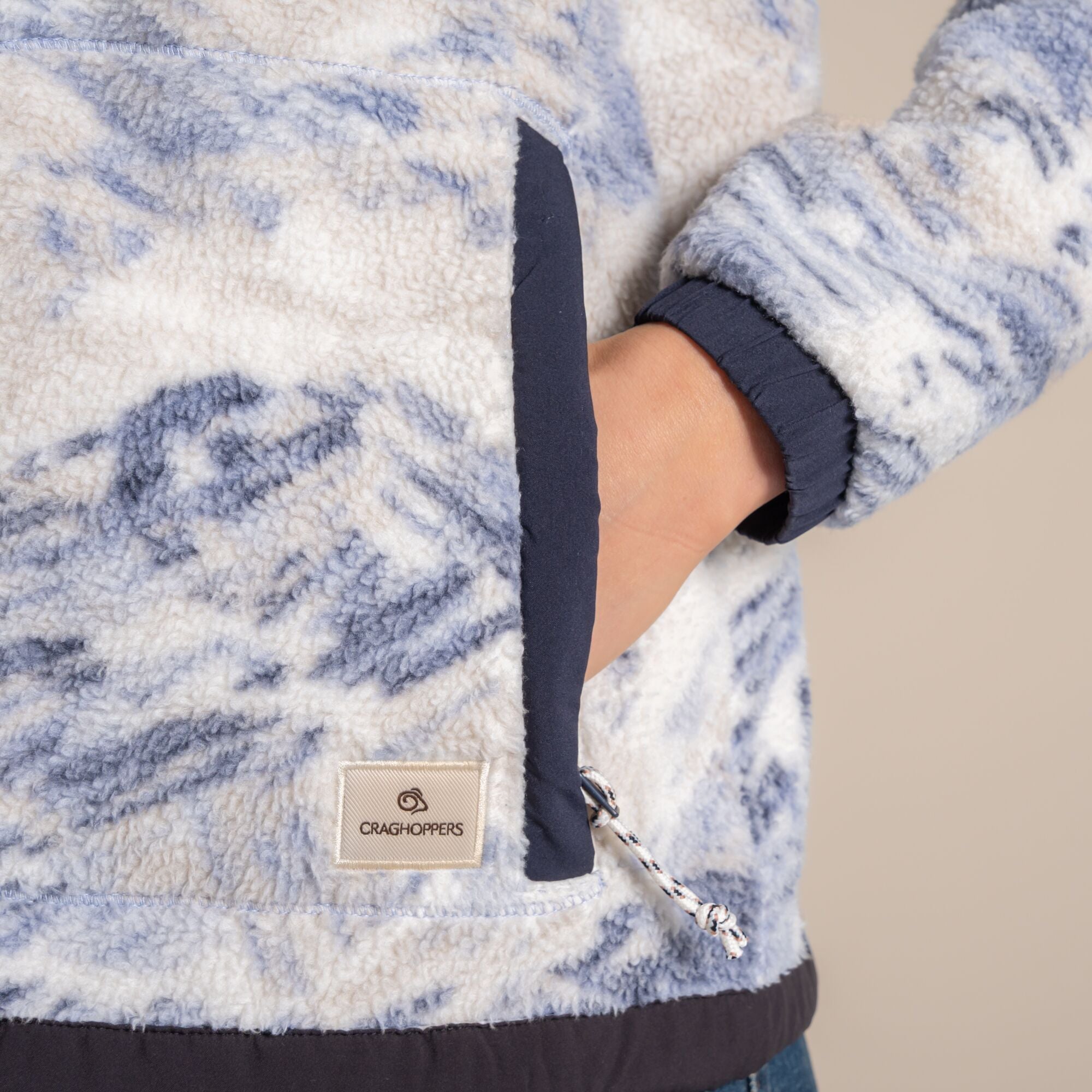 Craghoppers Women's Sanaa Full Zip Fleece | Mist Blue Clothing Craghoppers