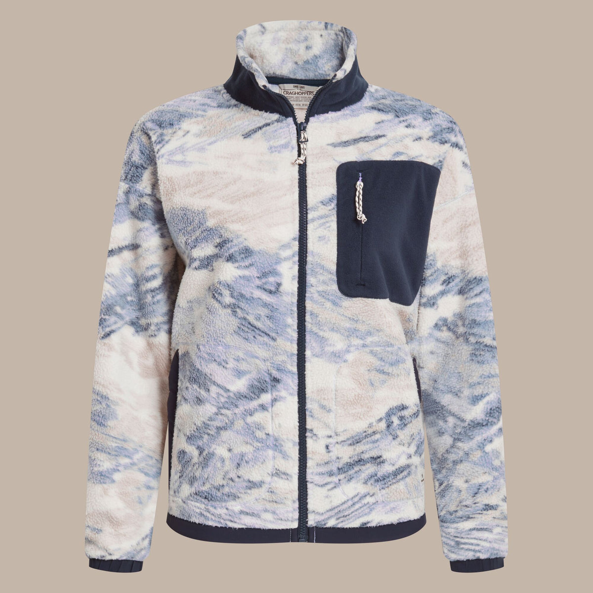 Craghoppers Women's Sanaa Full Zip Fleece | Mist Blue Clothing Craghoppers