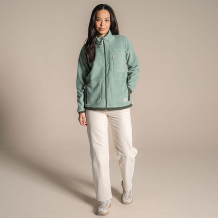 Craghoppers Women's Sanaa Full Zip Fleece | Glacial Green Clothing Craghoppers