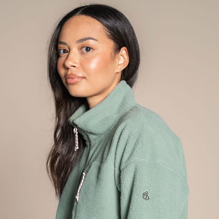 Craghoppers Women's Sanaa Full Zip Fleece | Glacial Green Clothing Craghoppers
