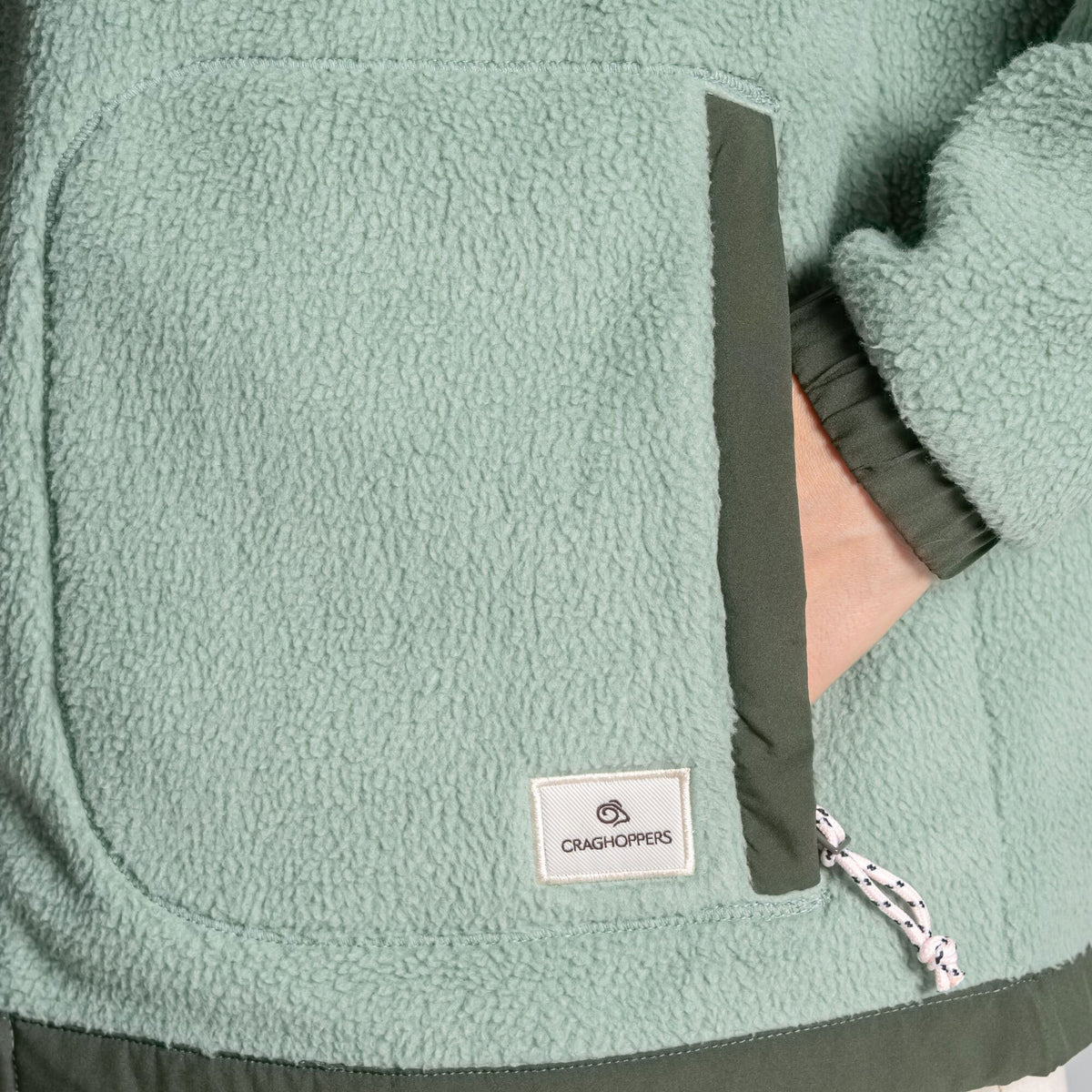 Craghoppers Women's Sanaa Full Zip Fleece | Glacial Green Clothing Craghoppers