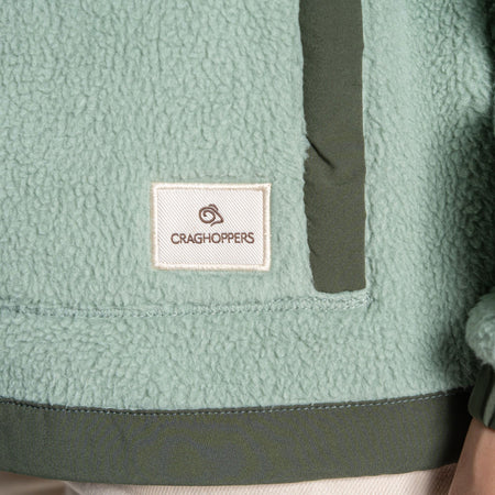 Craghoppers Women's Sanaa Full Zip Fleece | Glacial Green Clothing Craghoppers