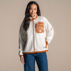 Craghoppers Women's Sanaa Full Zip Fleece | Ecru / Hazel - Current Colour